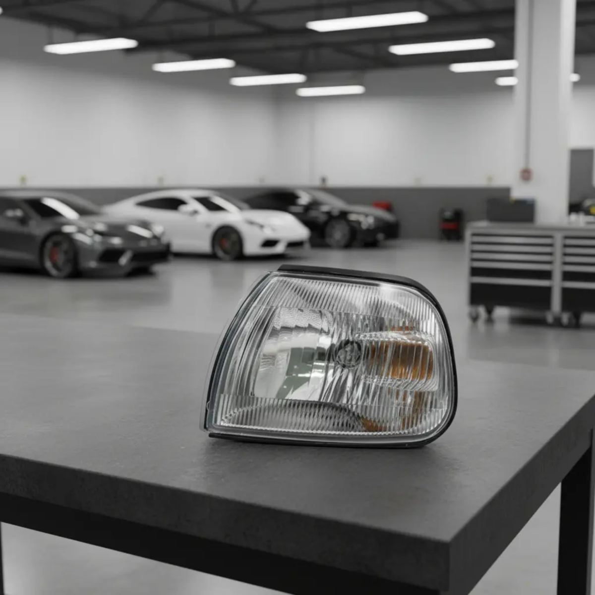 Par de Faros Direccionales con Focos para Nissan Tsuru III 2001–2017