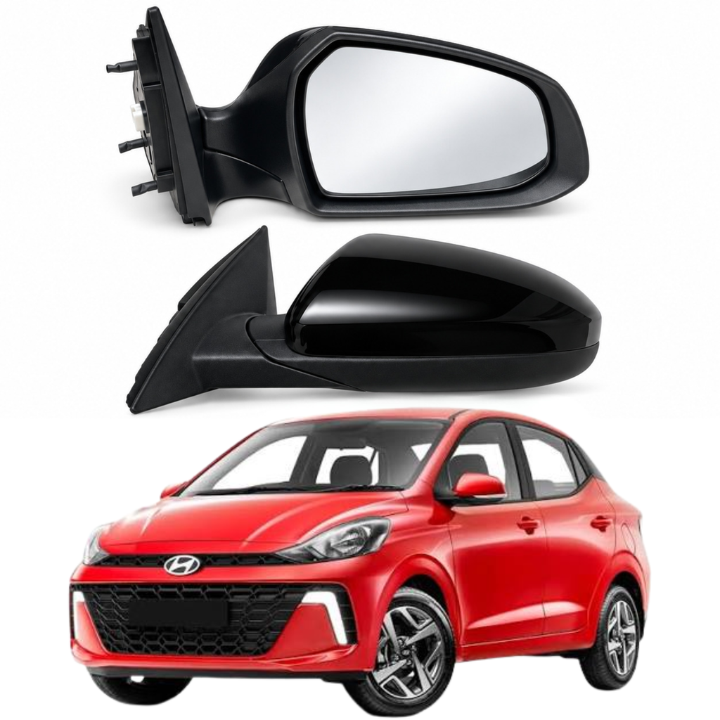 Par de Espejos Eléctricos para Hyundai Grand i10 2021 a 2025 de 3 Pines