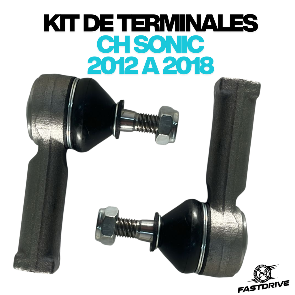 Par de Terminales Direccion Exterior Para Sonic 2012 A 2018 Izq/der
