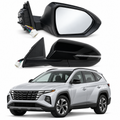 Par de Espejos Laterales Eléctricos para Hyundai Tucson 2022 a 2025, 8 Pines