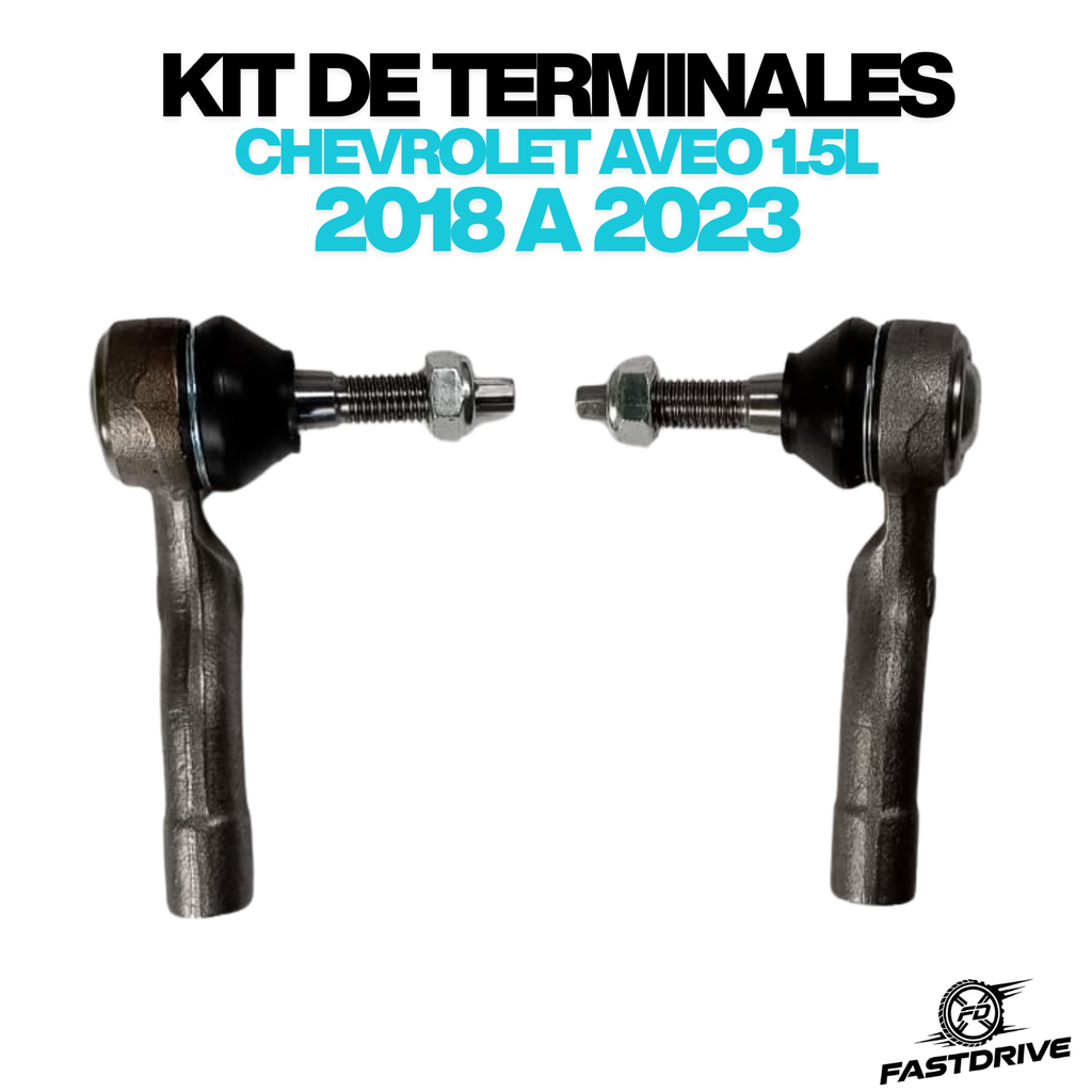 Par de Terminales Dirección Aveo 2018 A 2023 Der/izq Feynman