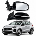 Par de Espejos Eléctricos Abatibles con Direccional LED para Kia Sportage 2016 a 2022, 8 Pines