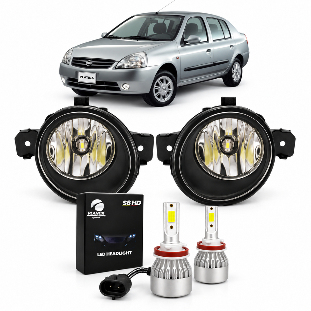 Par de Faros de Niebla LED para Nissan Platina 2002 a 2010