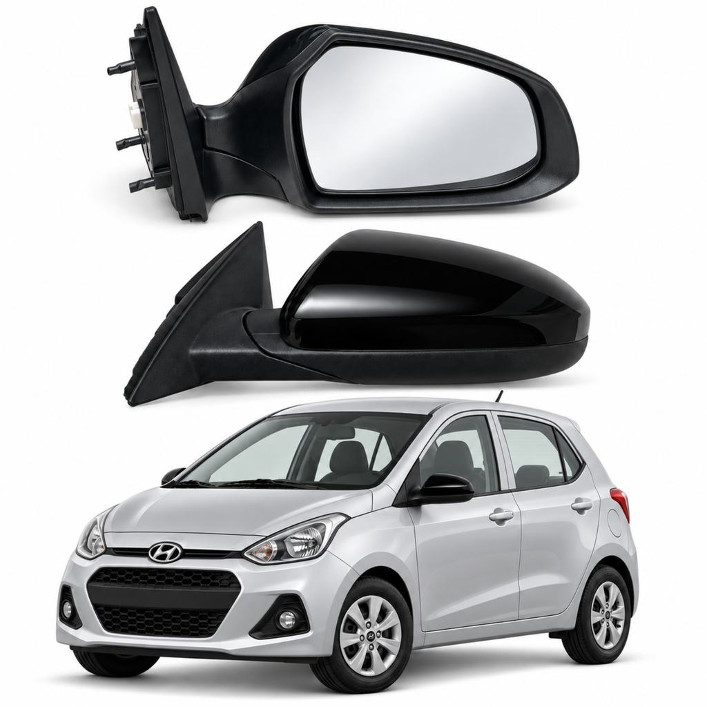Par de Espejos Eléctricos para Hyundai Grand i10 2015 a 2020 de 3 Pines