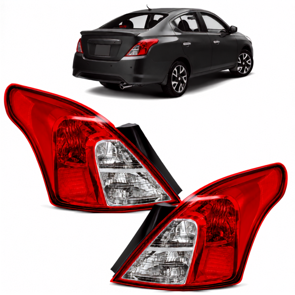 Par de Calaveras Traseras para Nissan Versa 2012–2019 y V-Drive 2020–2025