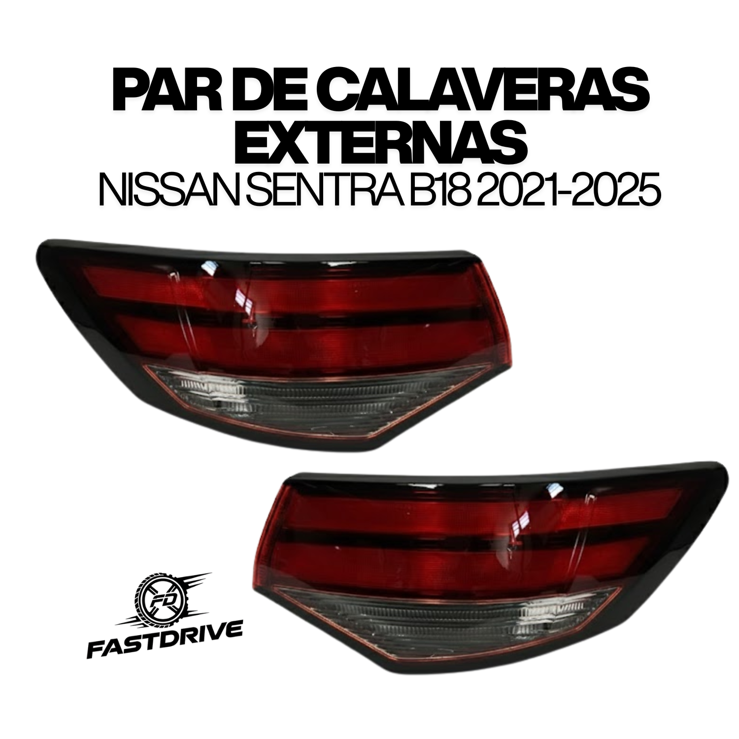 Par De Calaveras Exterior Nissan Sentra 2020 A 2025 Fastdrive