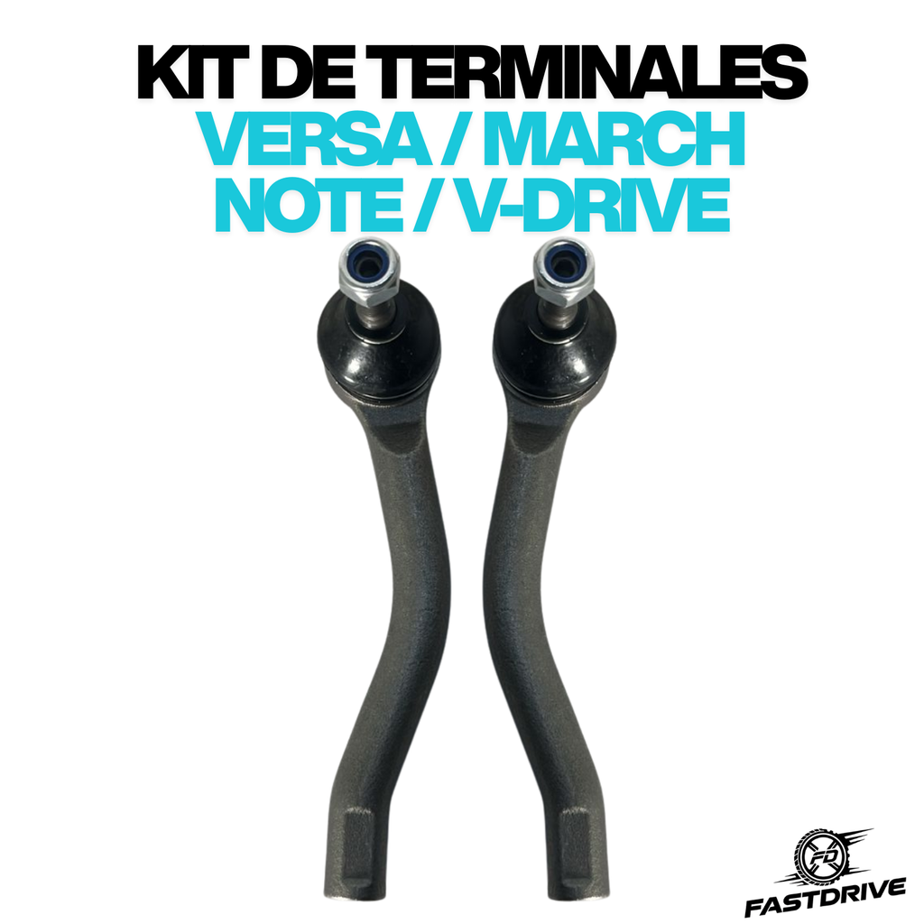 Kit 2 Terminales Para Nissan Versa 2012 a 2019 March 2012 A 2025 V-drive