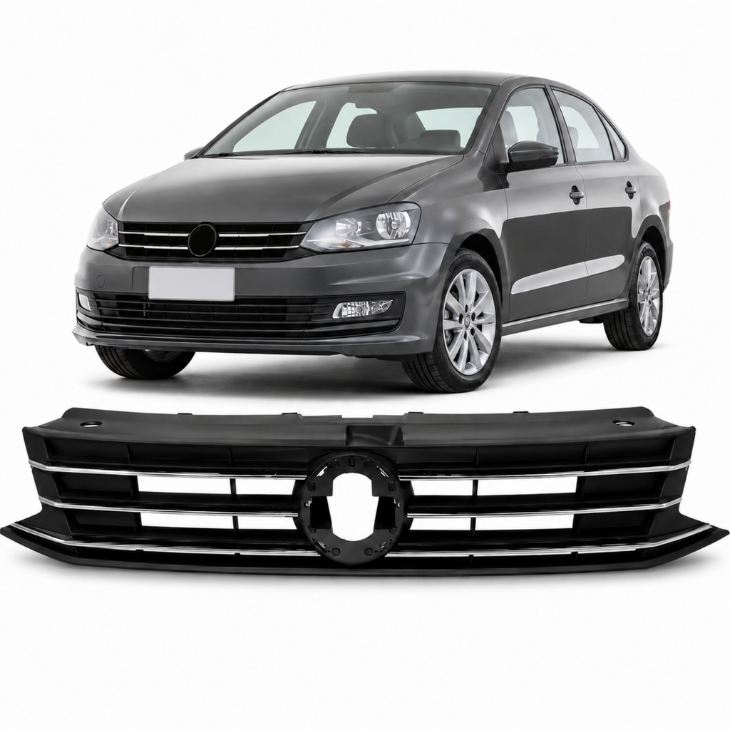 Parrilla Para Volkswagen Vento 2016 A 2019 Filo Cromado