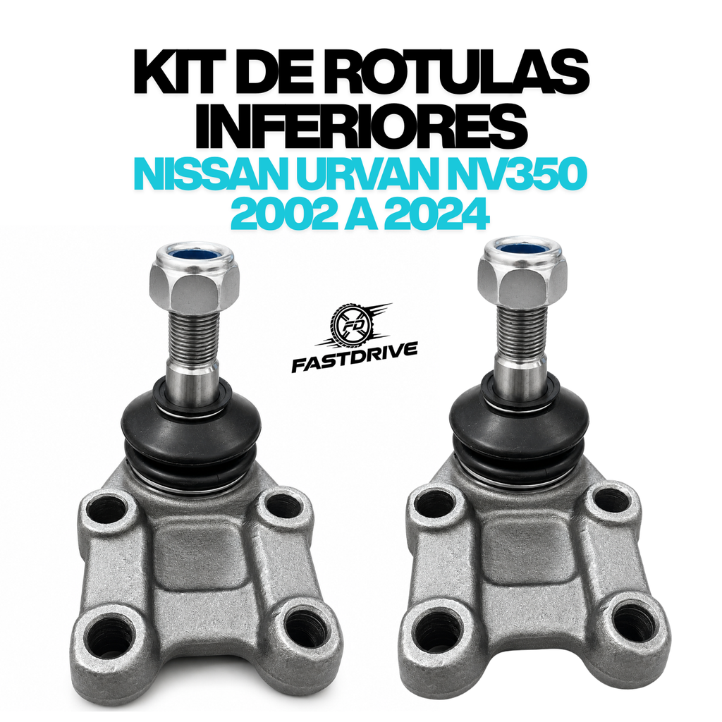 Par de Rotulas Inferiores Nissan Urvan 2002 A 2013 Nv350  2014 a 2024