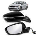 Par de Espejos Eléctricos con Direccional para Kia Forte 2016 a 2018, 6 Pines