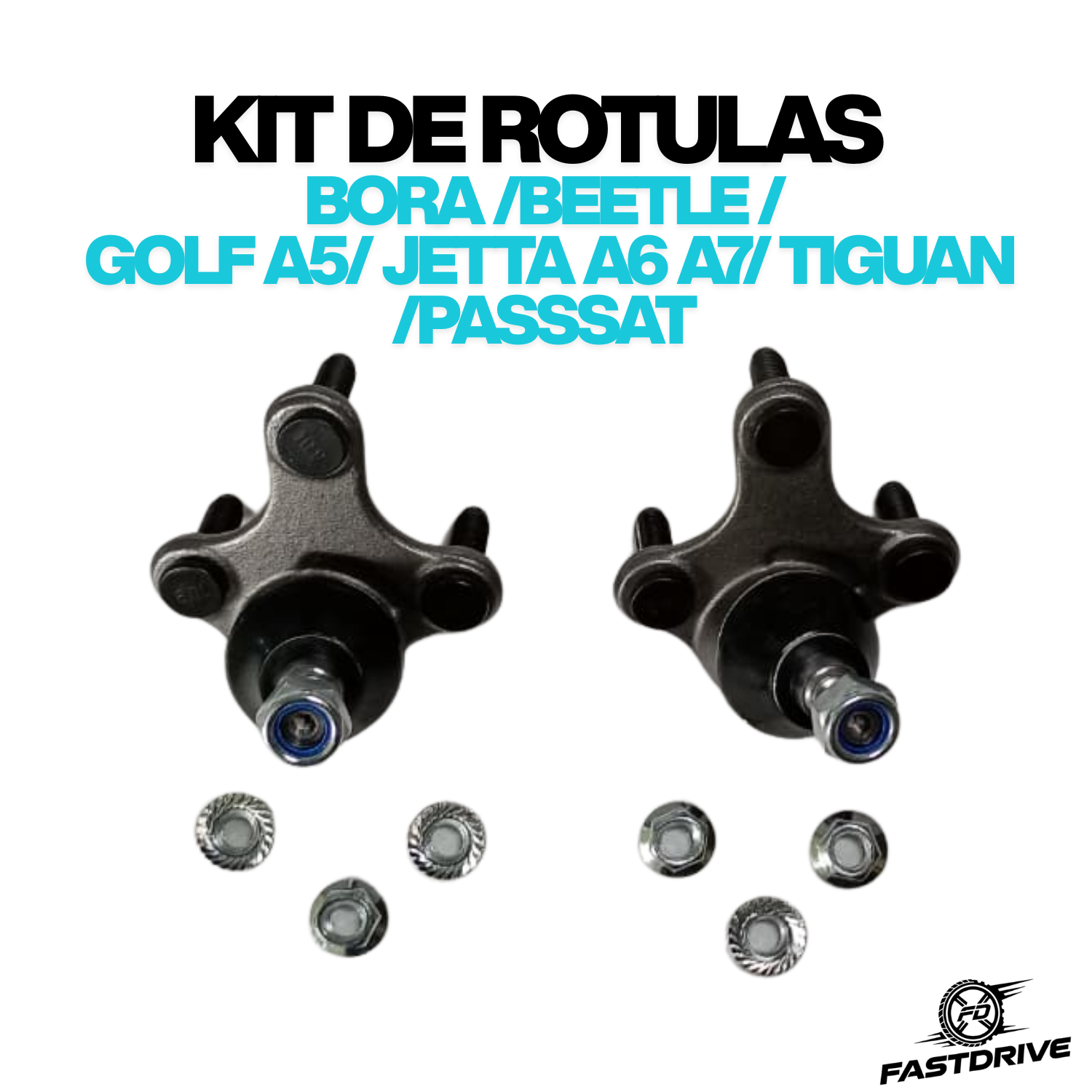 Kit 2 Rotulas Vw Jetta, Bora, Tiguan, Passat, Golf 2006 A 2023