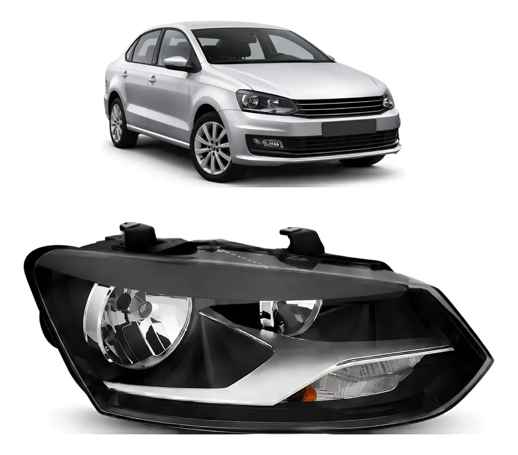 Faro Delantero Derecho Pasajero Vw Vento Con Motor 2016 2022