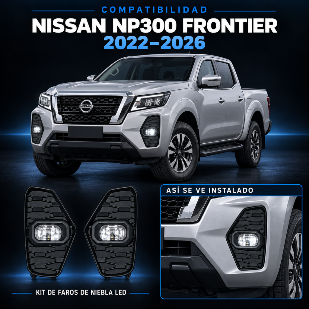 Kit de Faros de Niebla LED para NP300 Frontier 2022 a 2026