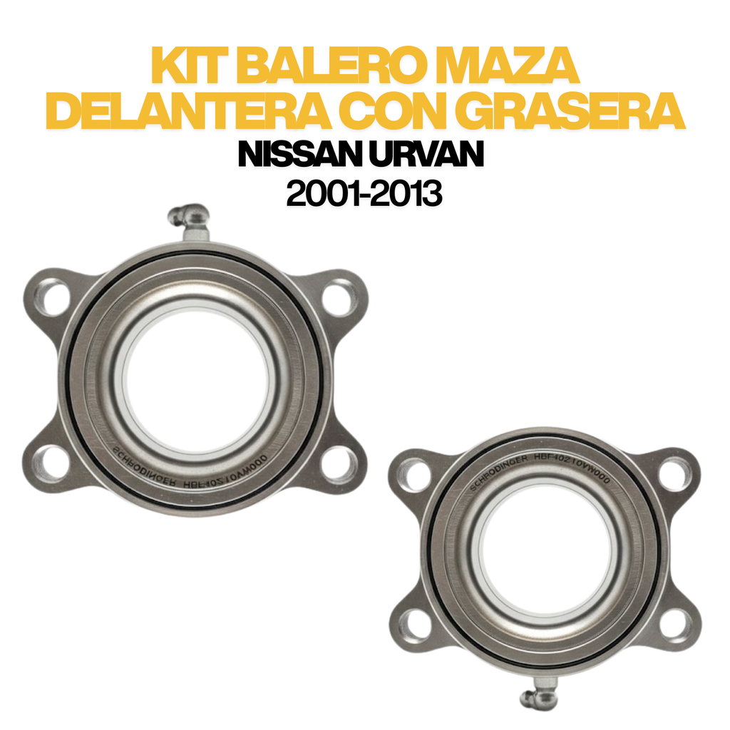Kit 2 Baleros Maza Delanteras Nissan Urvan 2002 A 2012 Con Grasera