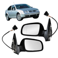Par de Espejos Eléctricos Golf Jetta A4 1999 A 2007 Luna Blanca