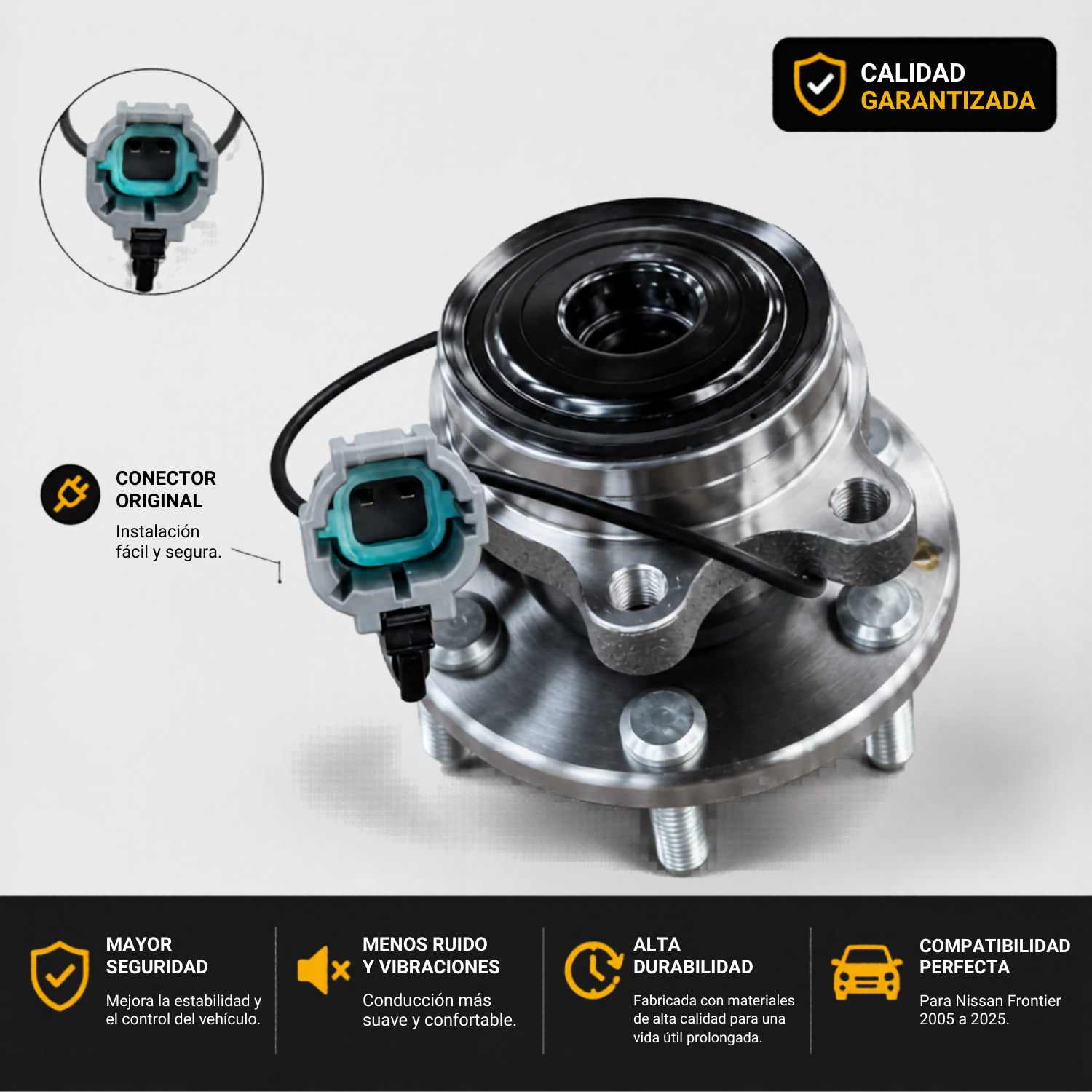 Kit 2 Mazas Balero Delantera Nissan Frontier 2005 A 2025