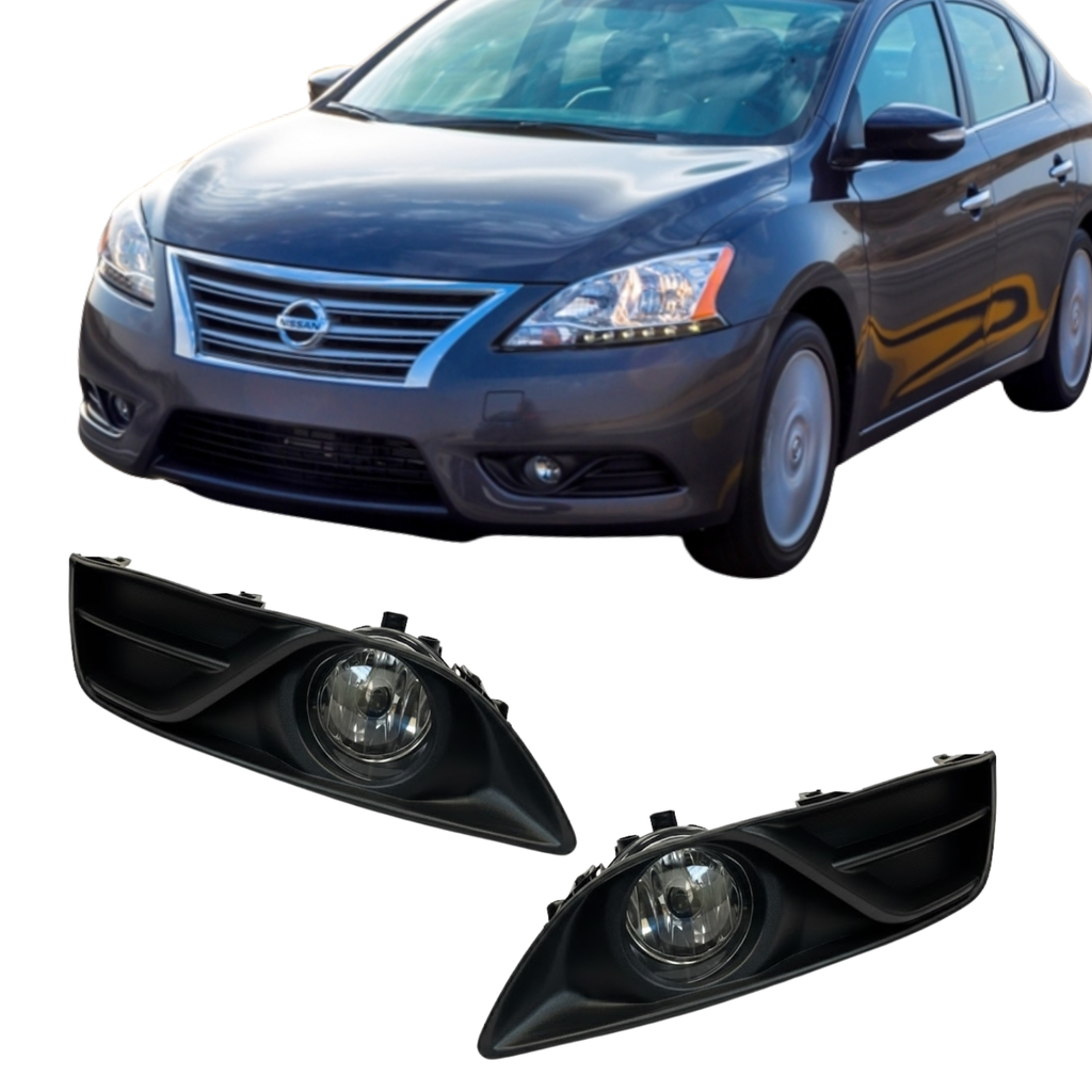 Kit Faros Niebla Nissan Sentra 2013 A 2016 Con Arnés Fastdrive