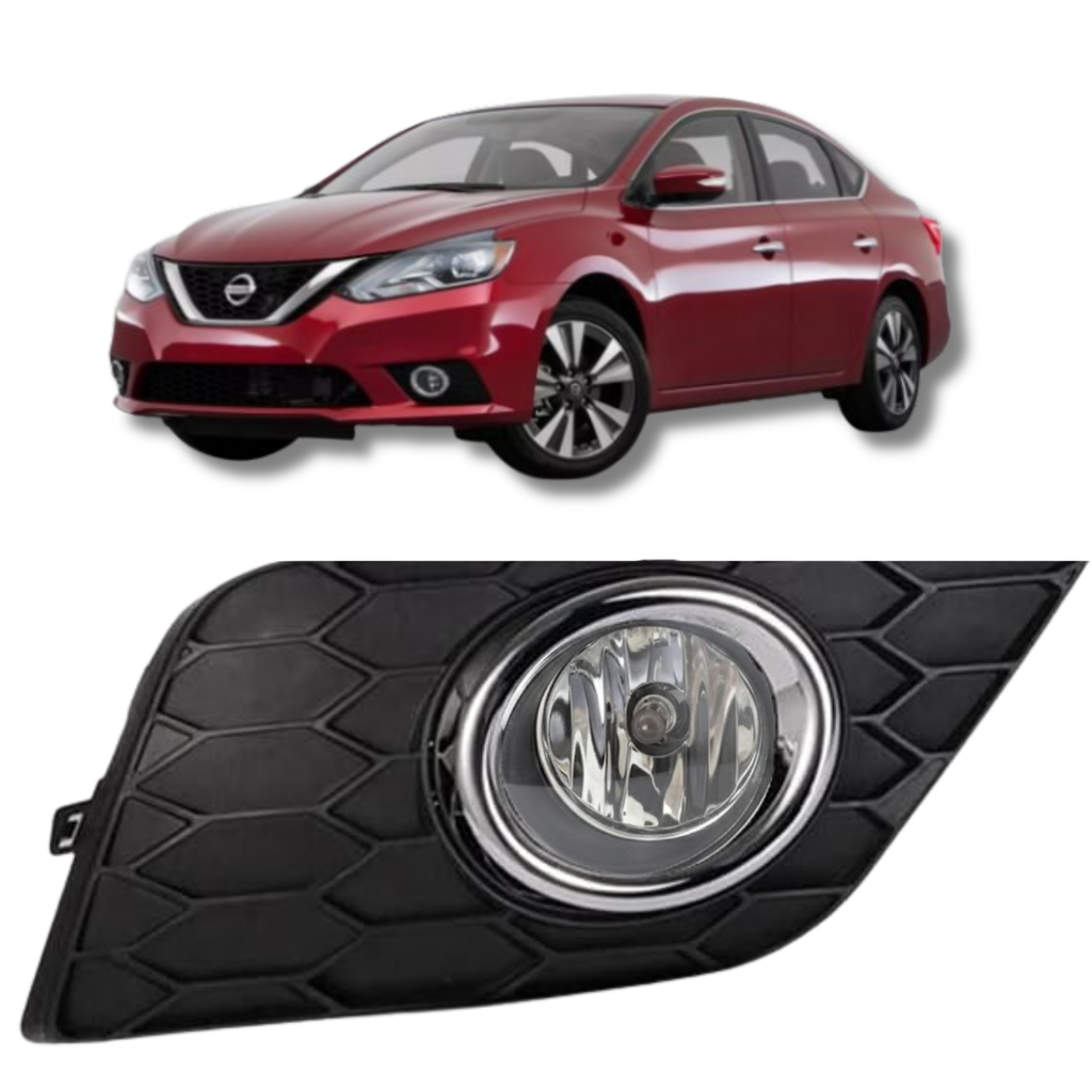 Kit de Faros Niebla Nissan Sentra 2017 A 2020 Con Focos Y Arnes