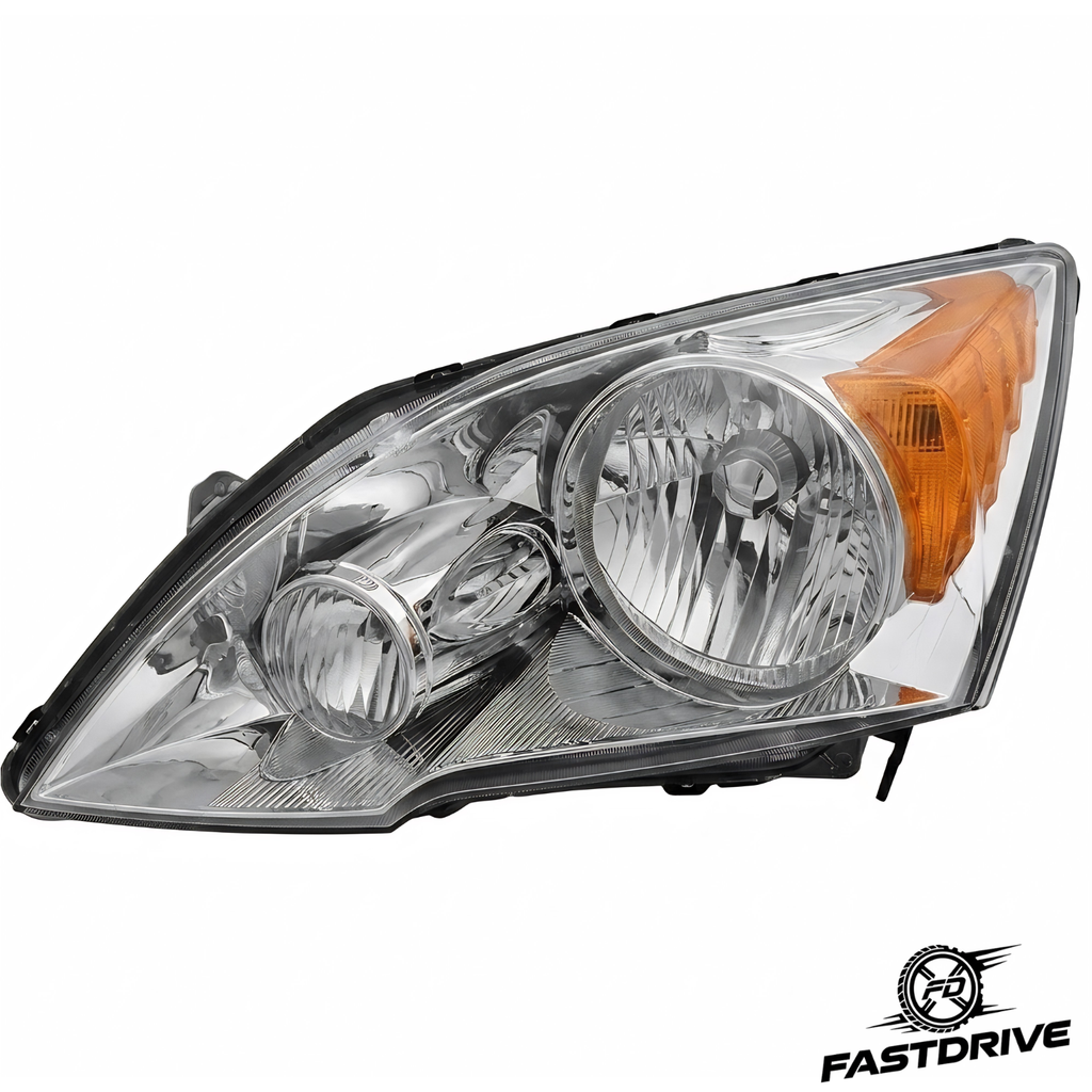 Par De Faros Para Honda Crv 2007 A 2011 Fondo Cromado