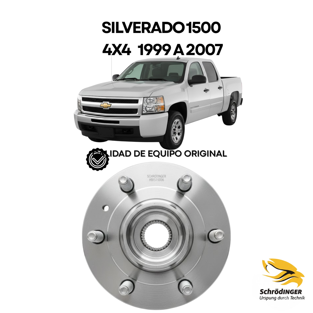 Maza Balero Delantera Chevrolet Silverado 1500 1999 A 2006