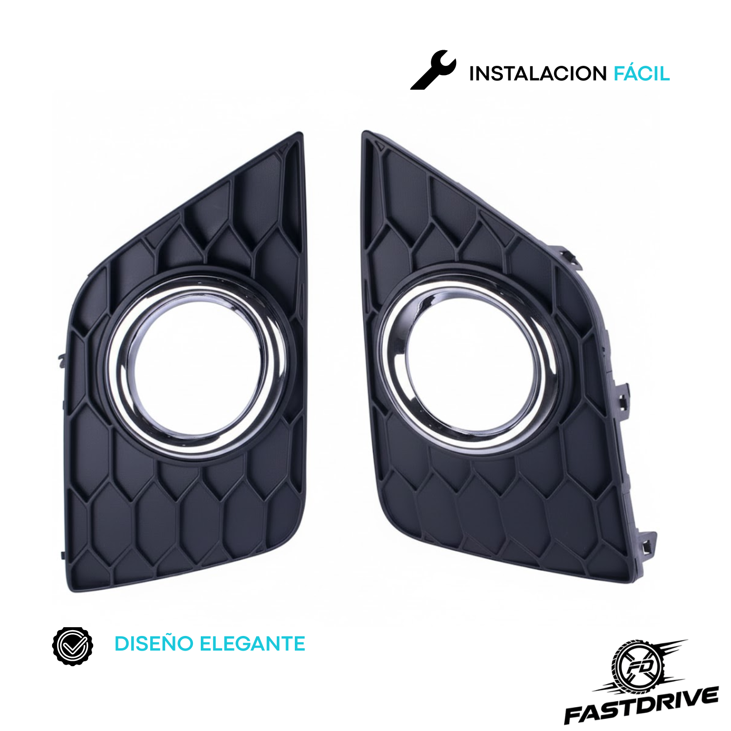 Kit de Faros Niebla Nissan Sentra 2017 A 2020 Con Focos Y Arnes