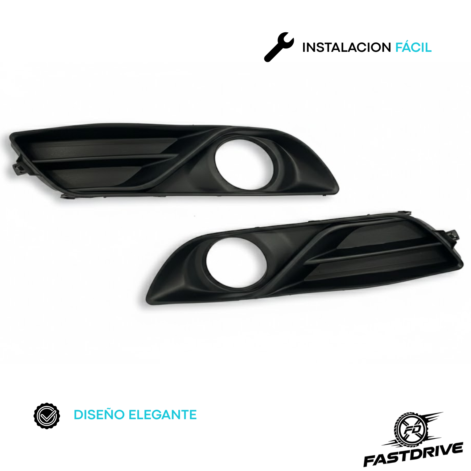 Kit Faros Niebla Nissan Sentra 2013 A 2016 Con Arnés Fastdrive