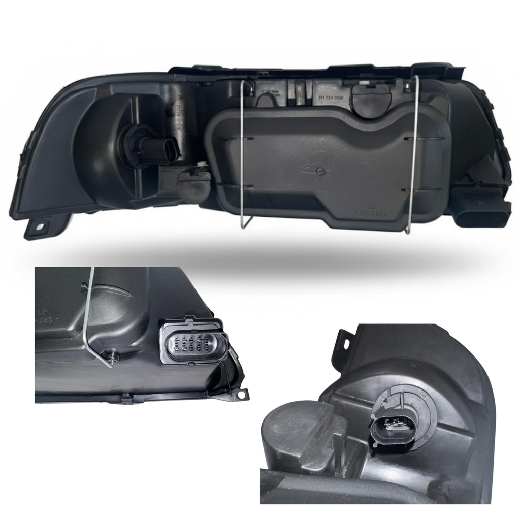 Par De Faros Pointer Gti Negro 2000 A 2005 Con foco Fastdrive