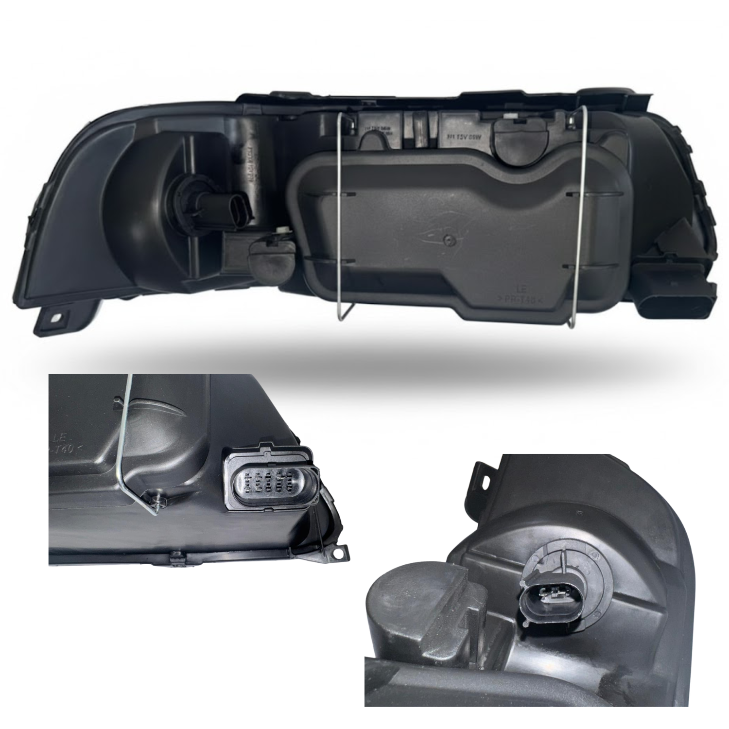 Par De Faros Pointer Gti Negro 2000 A 2005 Con foco Fastdrive