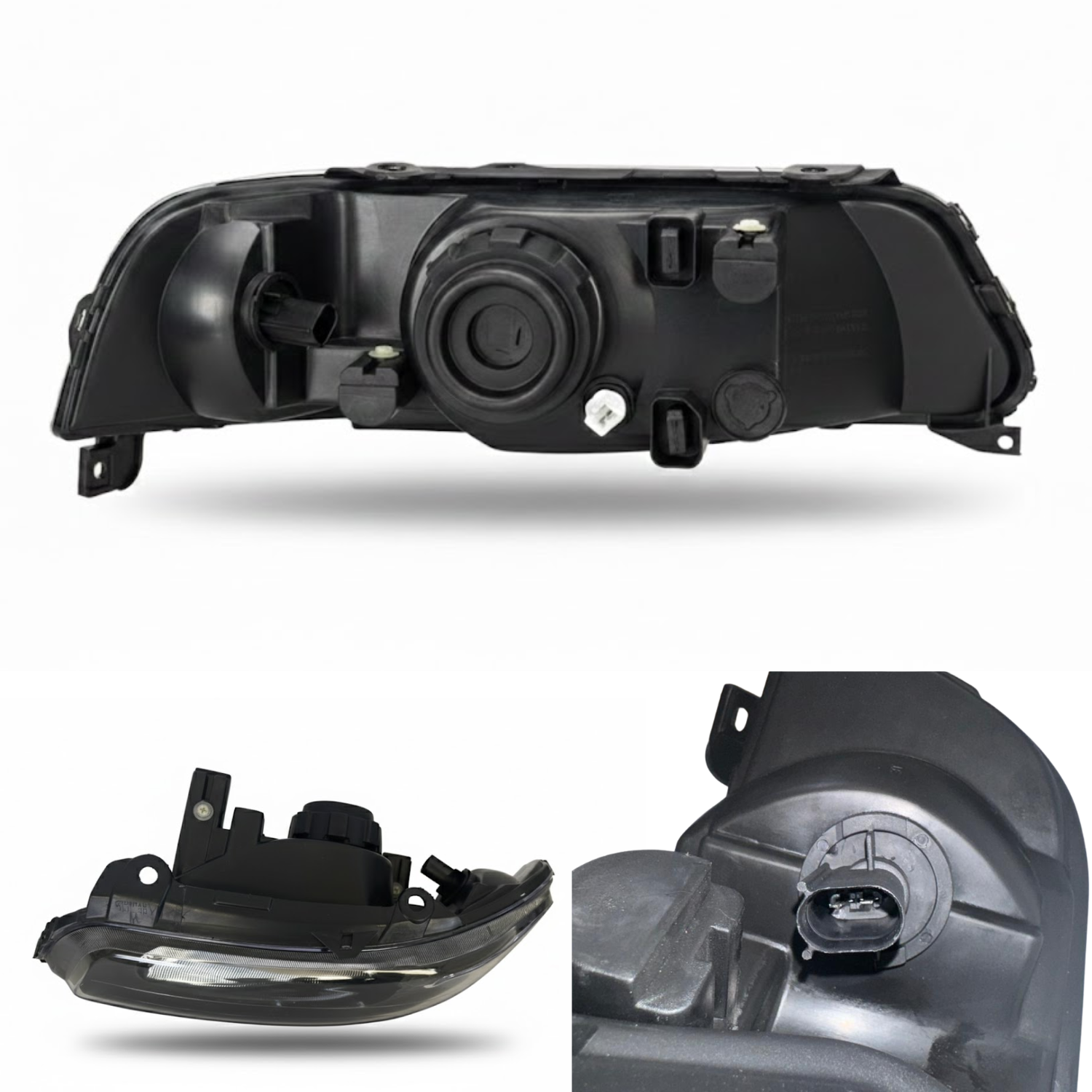 Par Faros Pointer 2000 A 2005 Fondo Negro Con foco Fastdrive