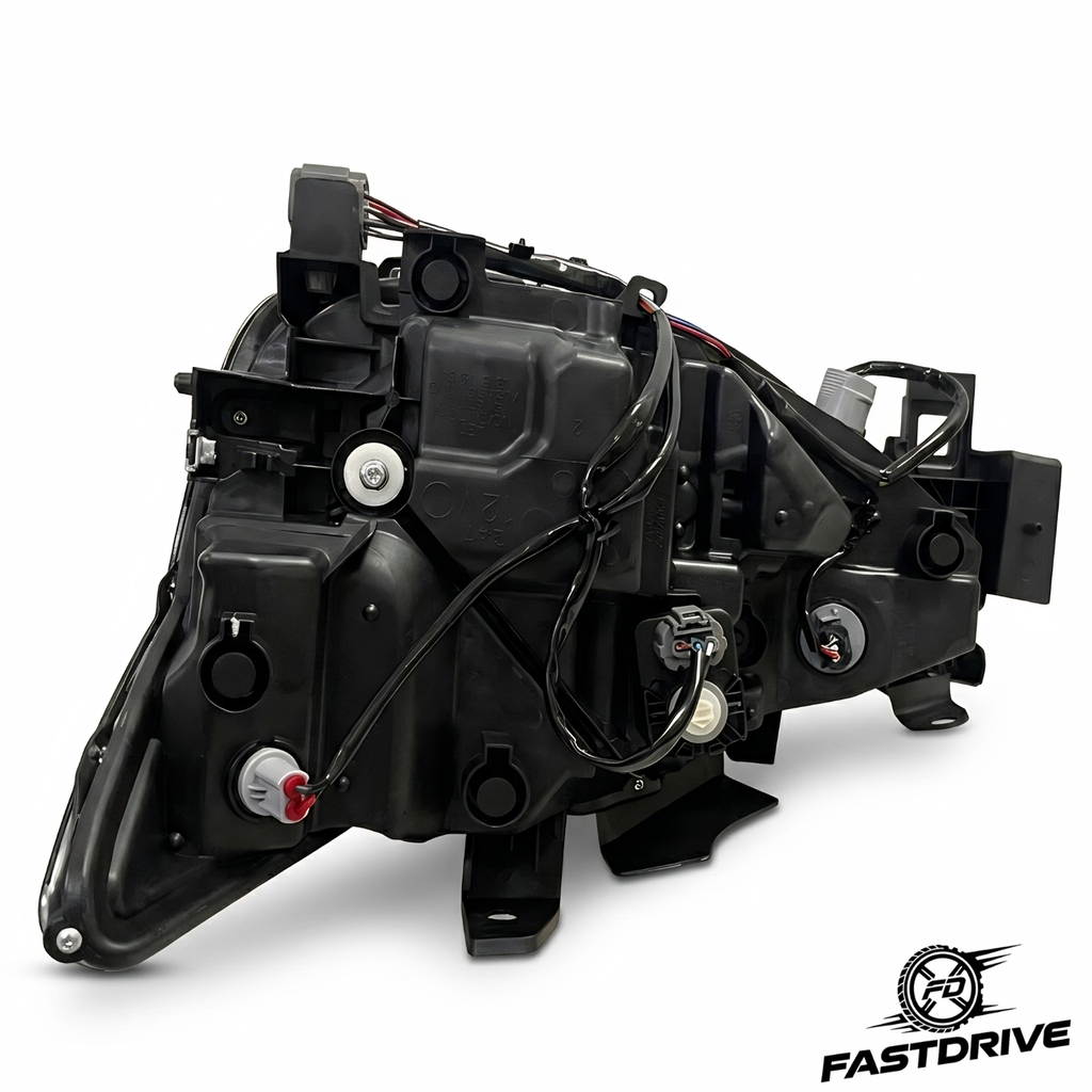 Par De Faros Para Mazda Cx5 2018 A 2021 Con Lupa Fondo negro