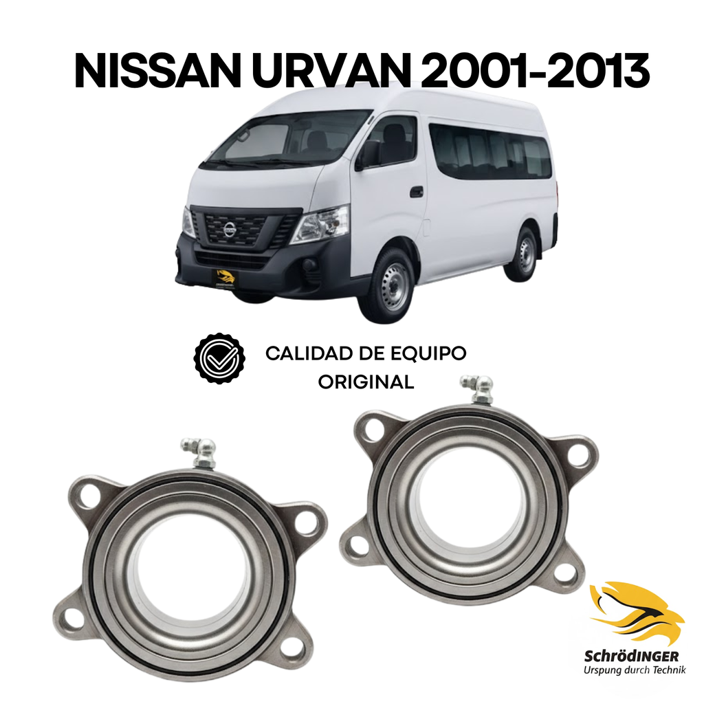 Kit 2 Baleros Maza Delanteras Nissan Urvan 2002 A 2012 Con Grasera