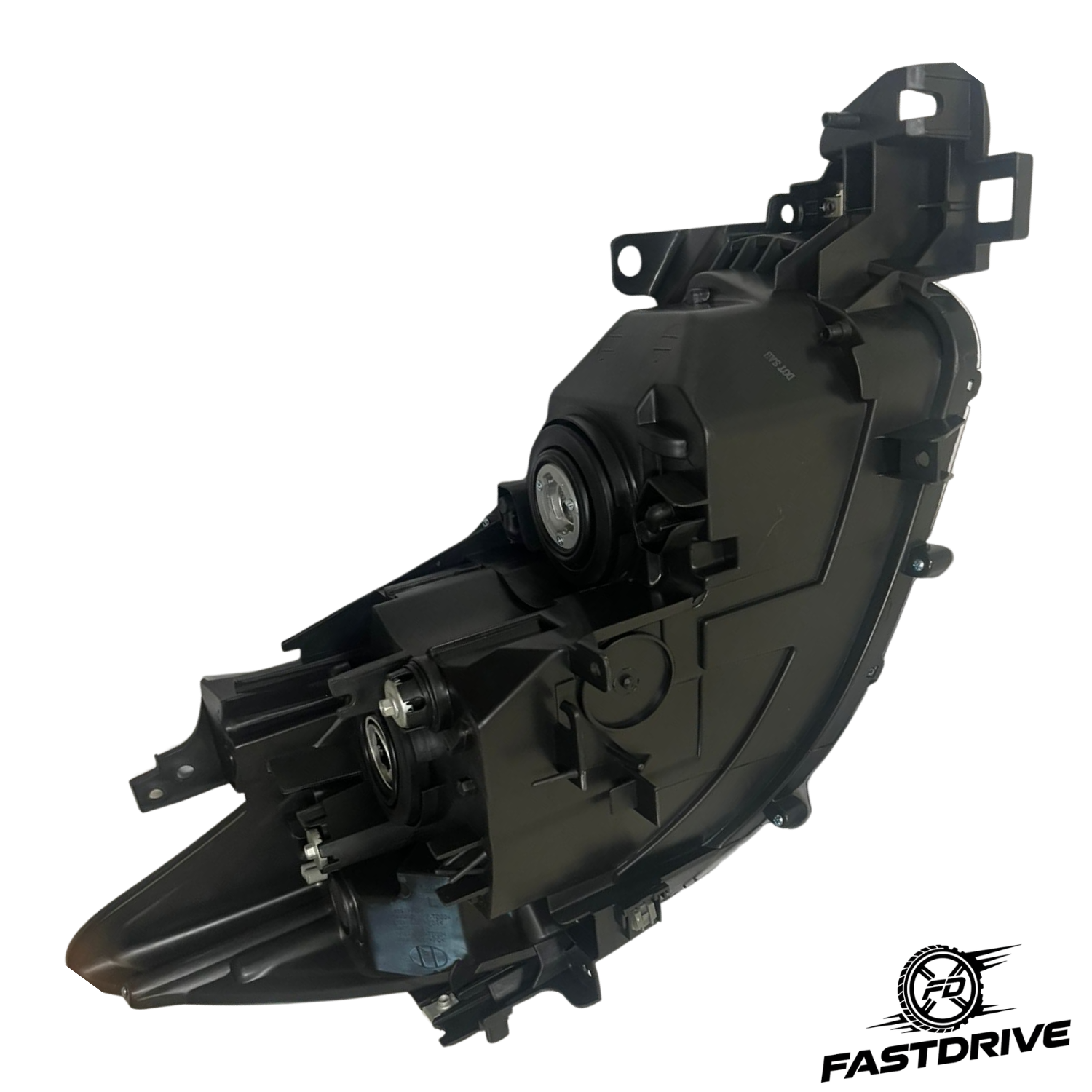 Par De Faros Mazda Cx5 2013 A 2017 Con Lupa Fondo Negro