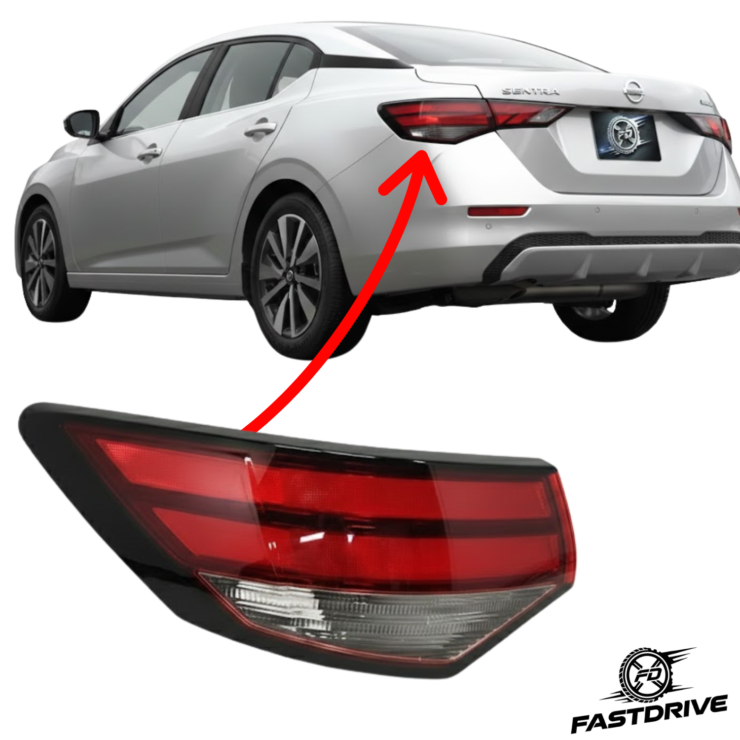 Par De Calaveras Exterior Nissan Sentra 2020 A 2025 Fastdrive