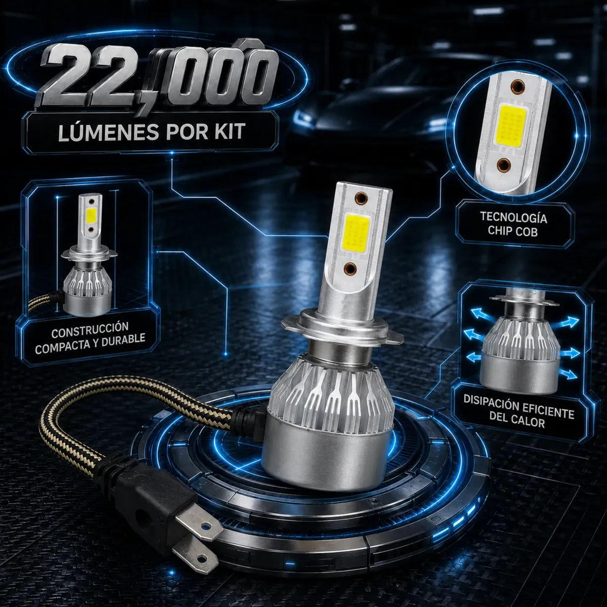 Kit De Focos Led S6 Para Faros luces principales