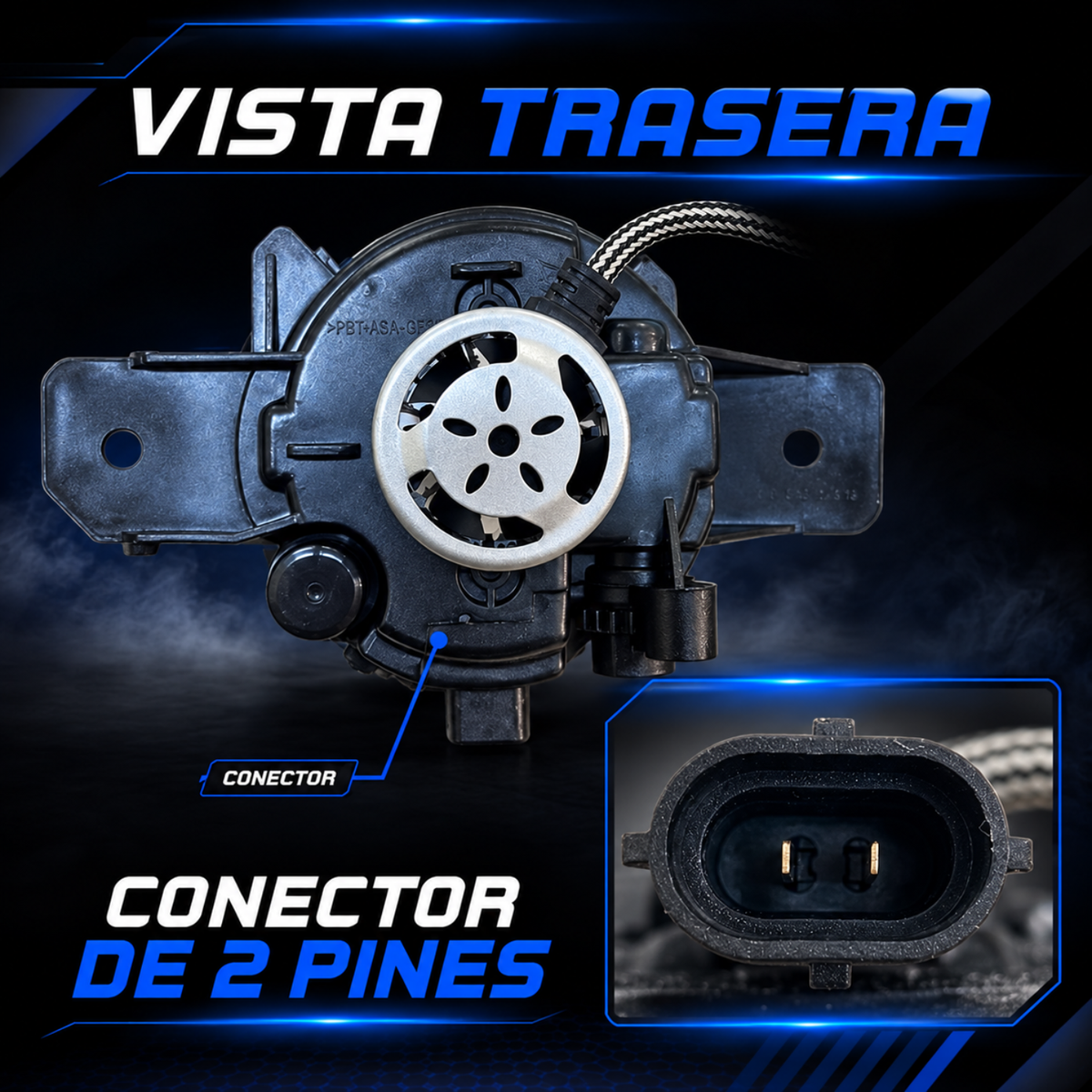 Par de Faros de Niebla LED para Nissan Platina 2002 a 2010