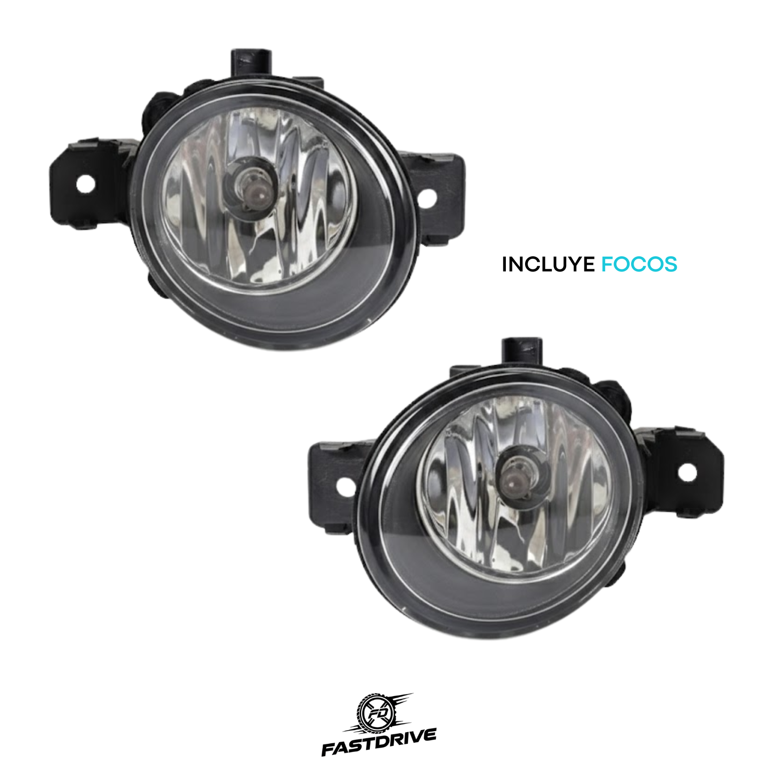 Kit Faros Niebla Nissan Sentra 2013 A 2016 Con Arnés Fastdrive