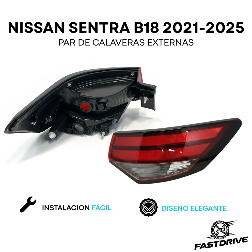 Par De Calaveras Exterior Nissan Sentra 2020 A 2025 Fastdrive