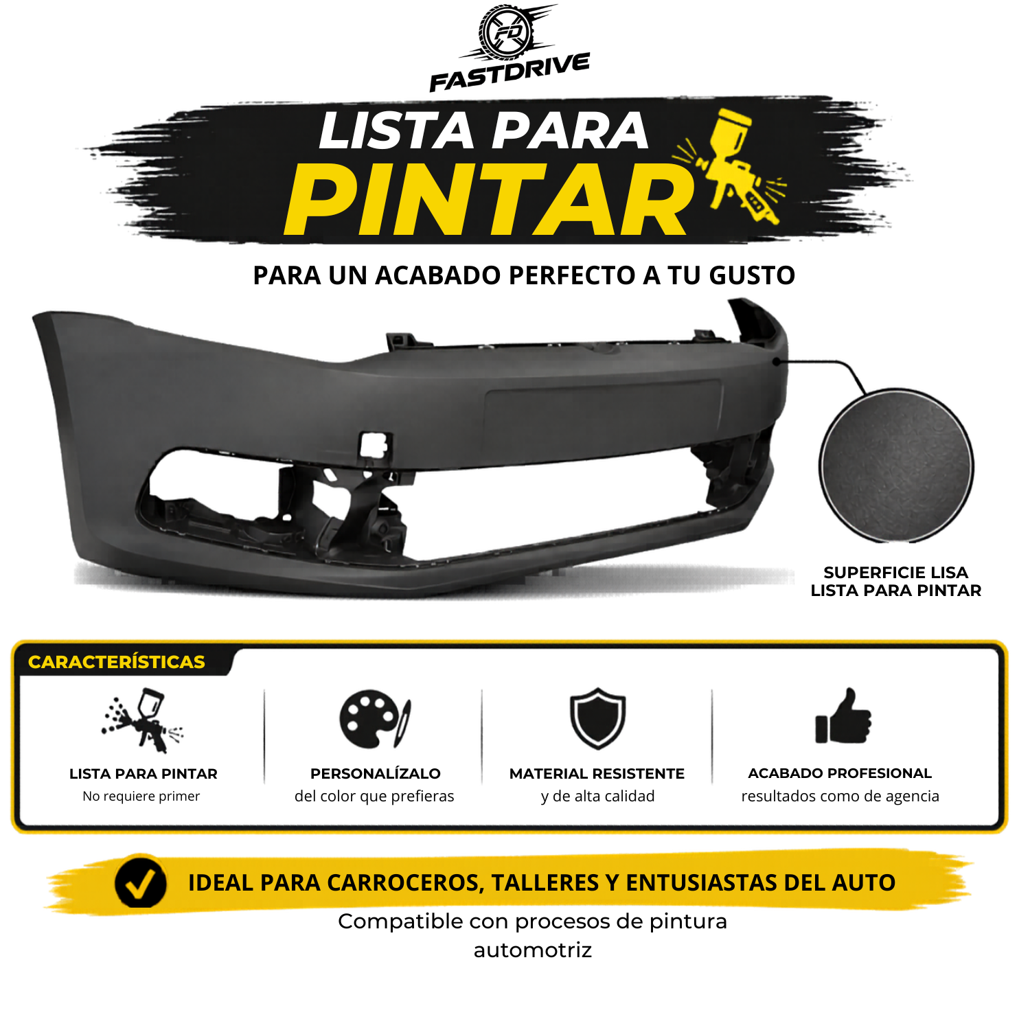 Facia Delantera Vw Polo 2015 A 2019 Fastdrive