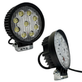 Par Faros Led Redondo 100% Aluminio Disipador Grueso