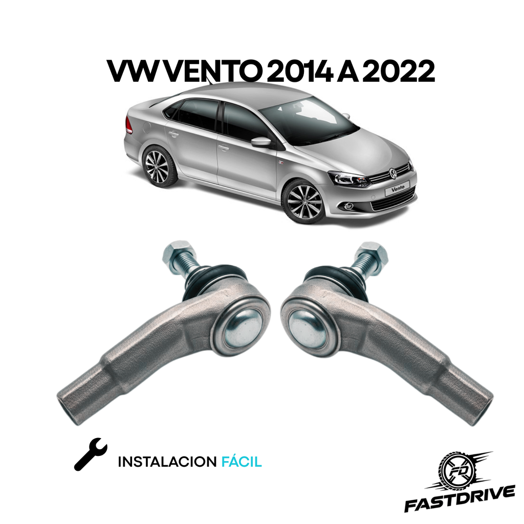 Kit 2 Terminales De Dirección Vw Vento 2014 A 2022 Izq/der