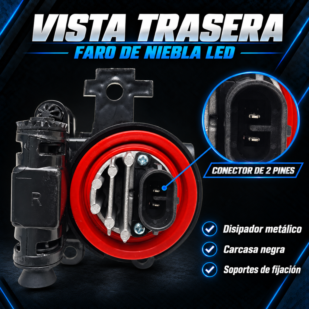 Kit de Faros de Niebla LED para NP300 Frontier 2022 a 2026