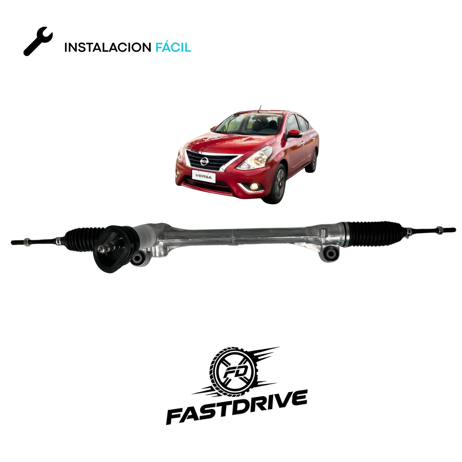Caja De Direccion Nissan Versa 2012 A 2019 Electroasistida