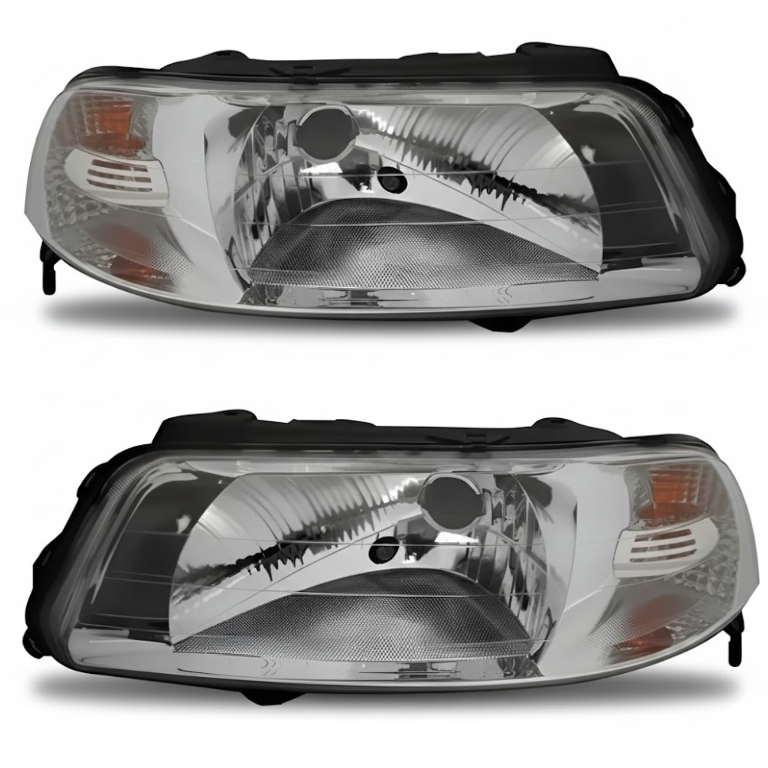 Par De Faros Vw Pointer 2000 A 2005 Fondo Cromado Fastdrive