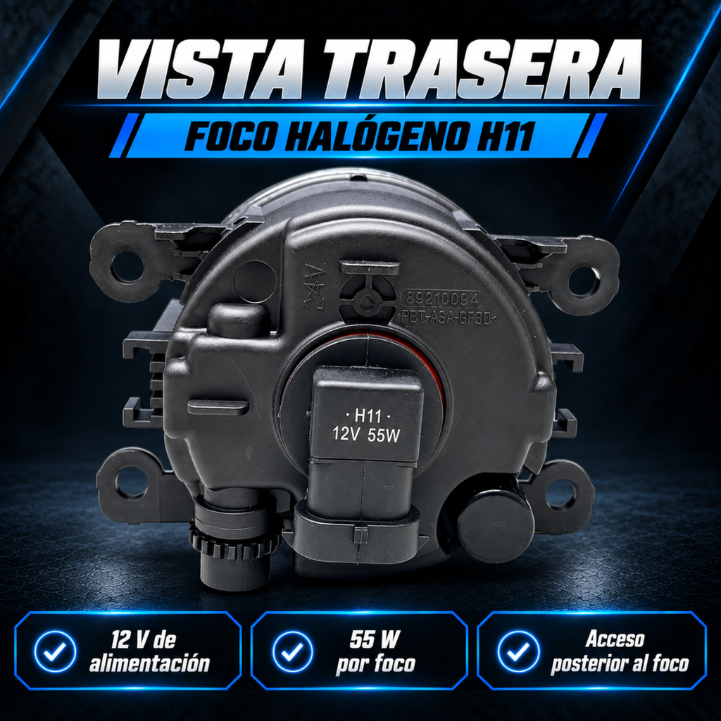 Kit de Faros de Niebla para Ranger 2017 a 2019 Tipo Original H11