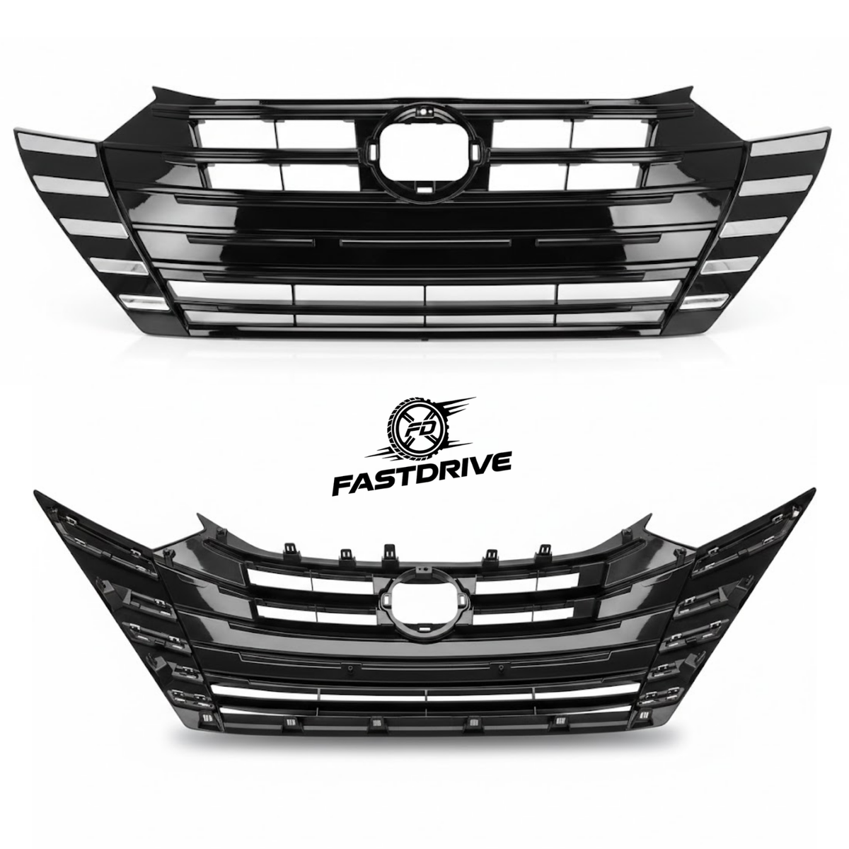 Parrilla Delantera Cromada para Nissan Versa 2023–2025