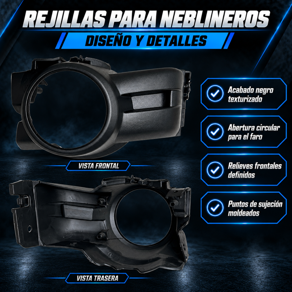 Kit de Faros de Niebla Tipo Original para Nissan Urvan NV350 2013 a 2018