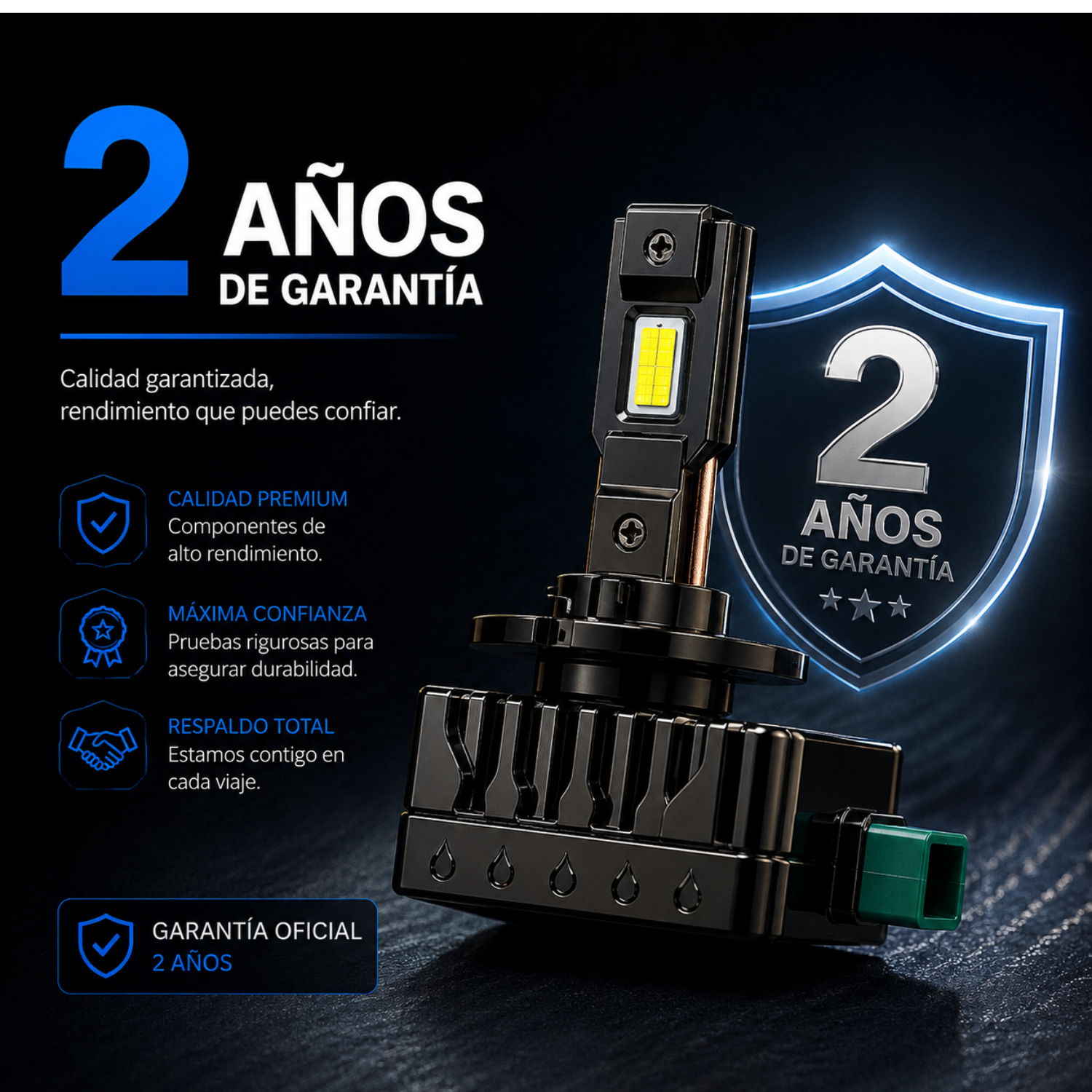 Kit Focos Led D3s Para Xenón Canbus Premium