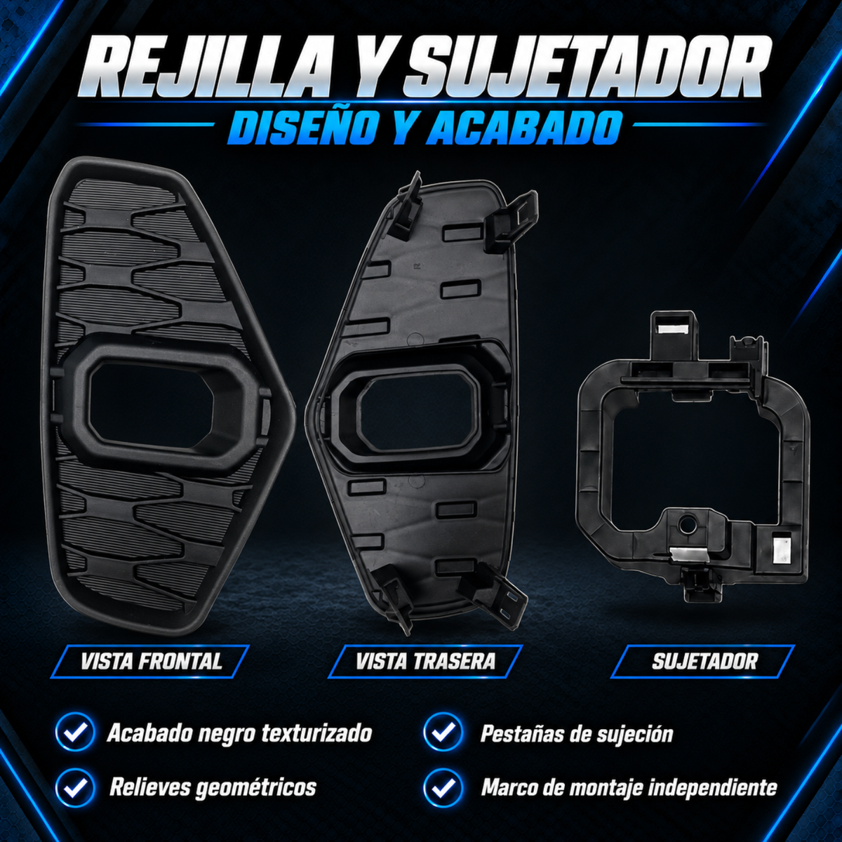 Kit de Faros de Niebla LED para NP300 Frontier 2022 a 2026
