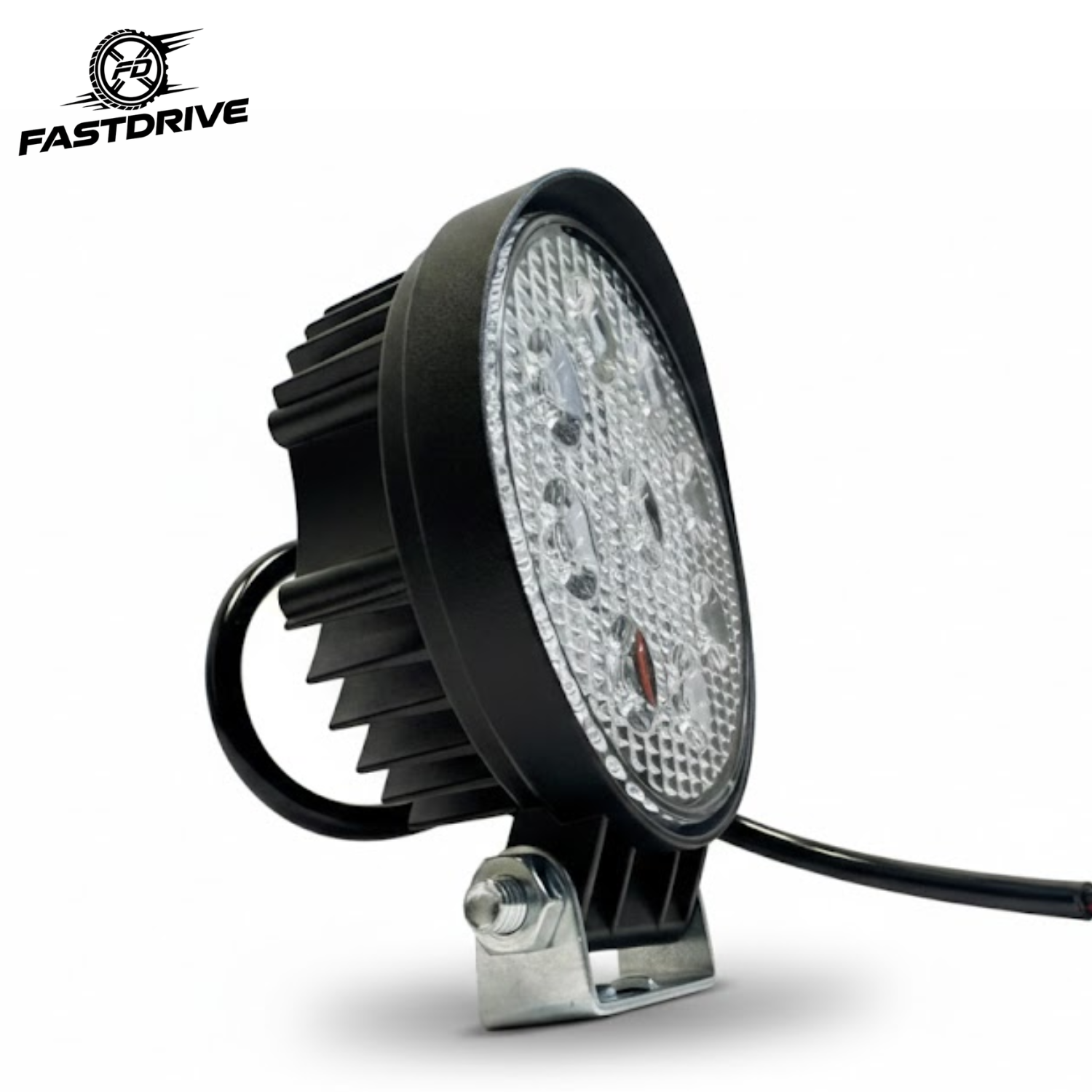 Par Faros Led Redondo 100% Aluminio Disipador Grueso