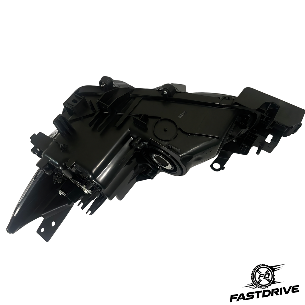 Par De Faros Para Mazda 3 2014 A 2016 Con Lupa Fondo Negro